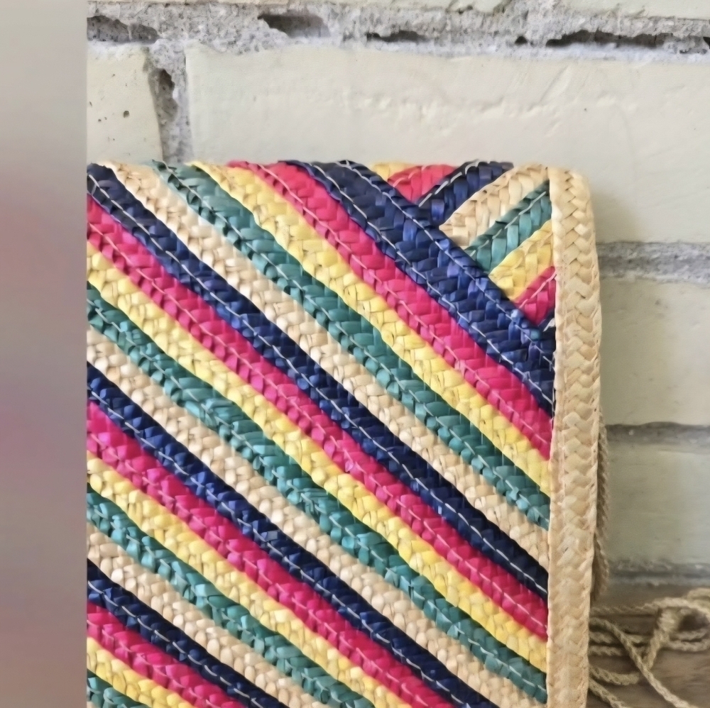 Vintage Rainbow Basket Bag - Picture 5 of 6